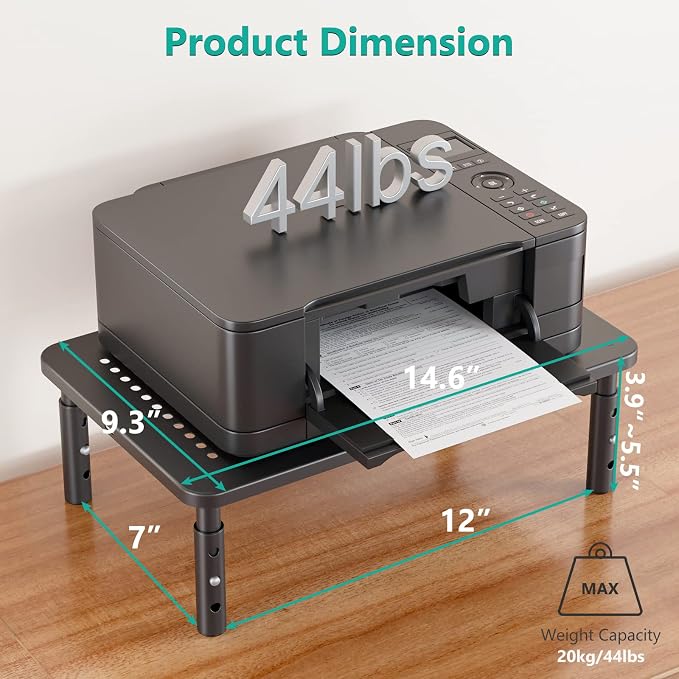 WALI Computer Monitor Stand for Desk, Adjustable Laptop Riser, Desk Monitor - Image 4