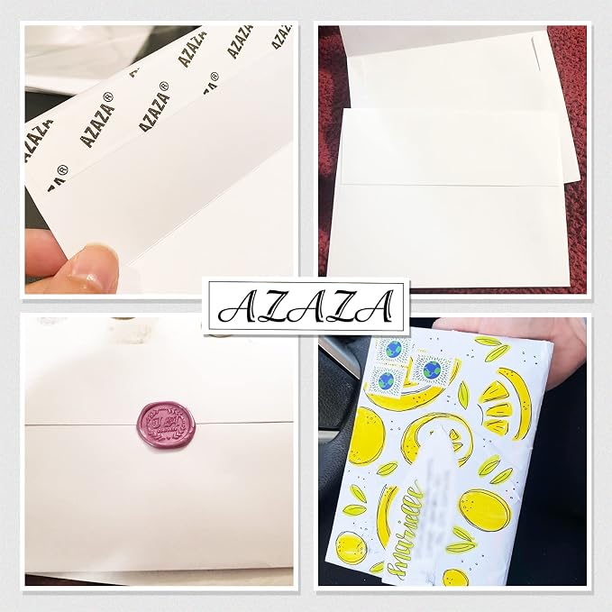 100 Pack A2 White Envelopes Self Sealing Adhesive Perfect - Image 7