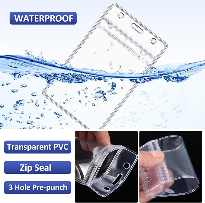 Marspark 20 Pcs ID Badge Holder - Image 4