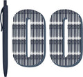Deegtran 100 Pack No Bleed Blue Barrel Click Pens, Wholesale Retractable by DEEGTRANPENS