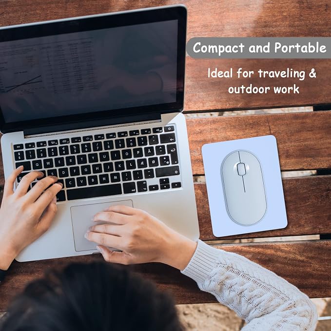Dapesuom Small Mouse Pad, 5 x 6 Inch Thick Rubber Premium-Textured Non-Slip - Image 7