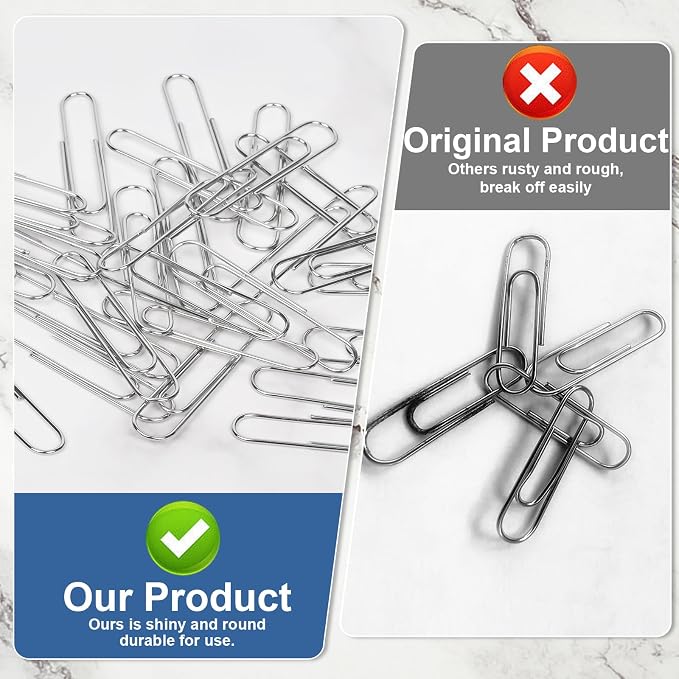 Jumbo Paper Clips, Large PaperClips, Extra Large Paper Clips - Image 4