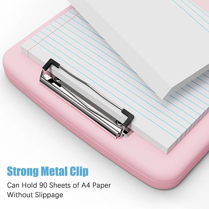 Hongri Clipboard with Storage with Pen Holder, Folder Nursing Clip Board 8.5 x - Image 5