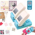 BAOFALI 2PCS Stamp Puncher 1inch Square Postage Stamp Punch |Stamp Hole by BAOFALI