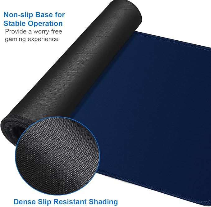Large Mouse Pad, 31.5x15.7 inch Large Extended Computer Keyboard Mouse Mat - Image 4