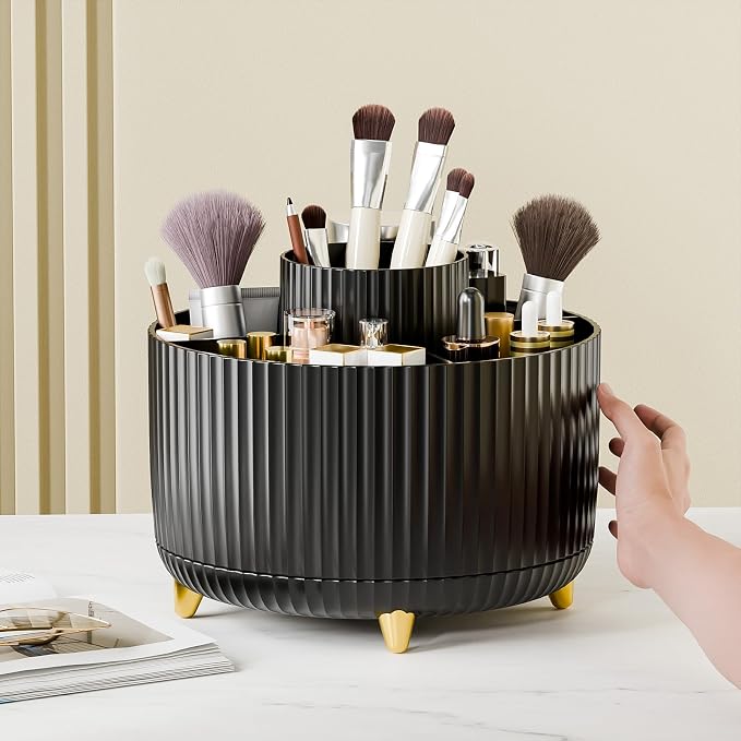 fanado 360° Rotate Makeup Brush Holder Organizer, Makeup Organizers Countertop - Image 5