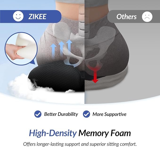 ZIKEE Ergonomic Seat Cushion - Image 5