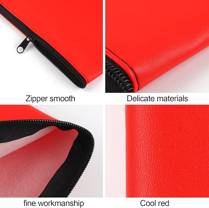 2 Pieces Money Bags with Zipper, 11x6.1 inch Money Pouch, Bank Bag, Cash Bag - Image 4
