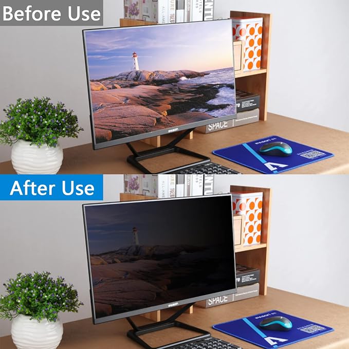 Computer Privacy Screen 22 inch, Removable 16:10 Aspect Ratio Widescreen Laptop - Image 6