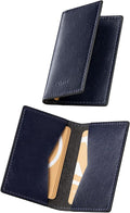 VULKIT Leather Business Card Holder 2 Sided Slim Business Name Card Organizer by VULKIT