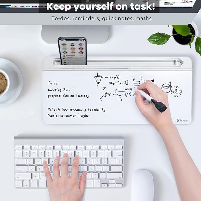 Varhomax Glass Desk Whiteboard - Image 2