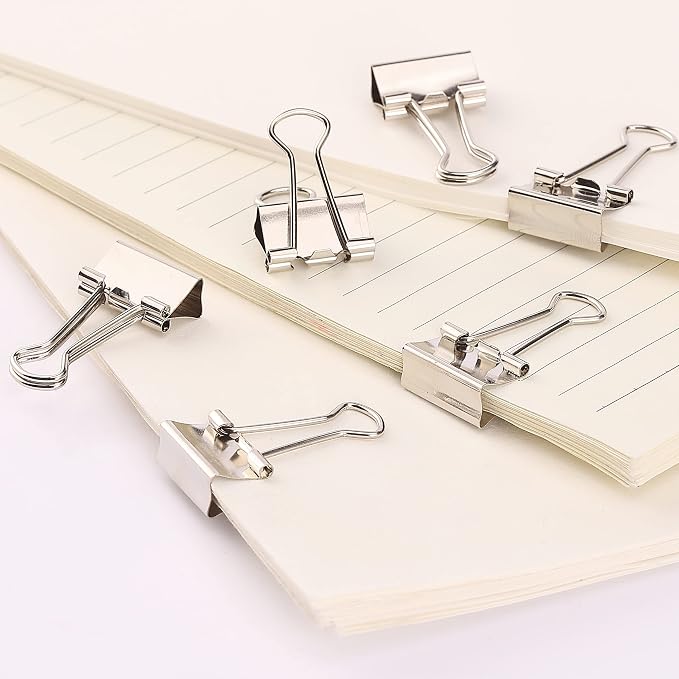 Mr. Pen- Small Binder Clips, Small Size | Silver Metal Binder Paper Clips - Image 8