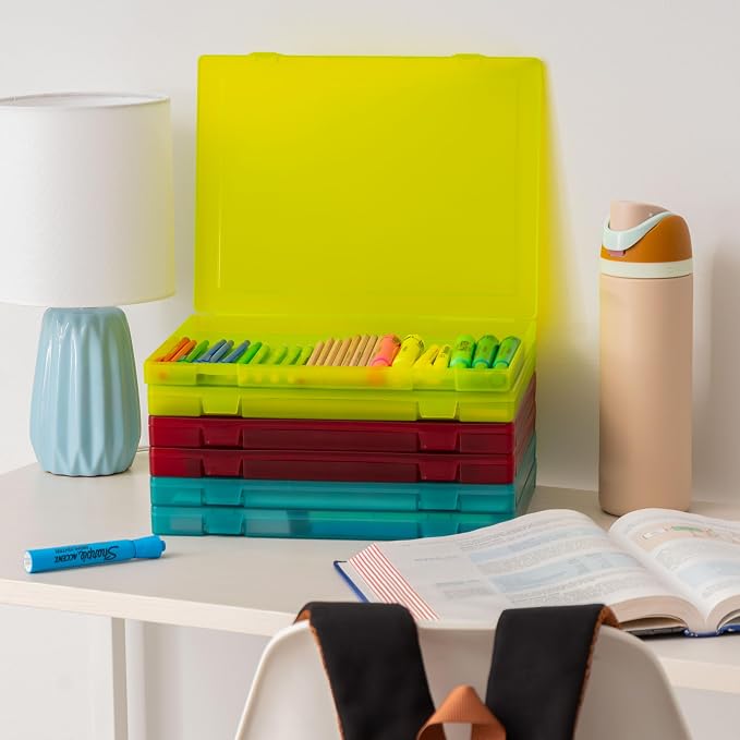 IRIS USA 6-Pack A4 File Box Paper Cases |Made in USA| Fits 8.5" x 11" Letter - Image 3