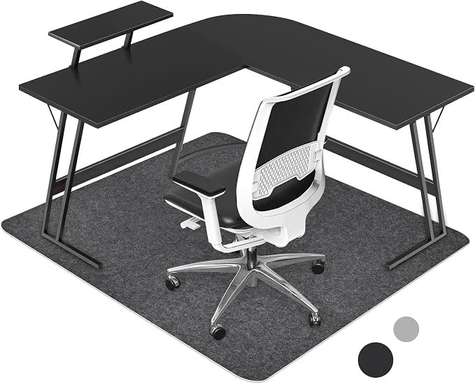 Placoot Office Chair Mat for Hardwood Floor, Desk Chair Mat, Large Anti-Slip by PlacootChairMat