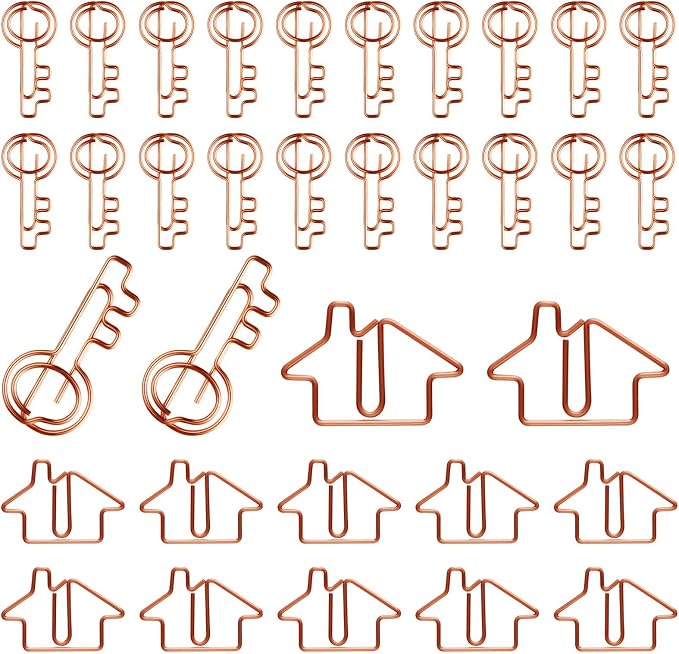 Hesena 120 Pcs Paper Clip Set, Real Estate Agent, Realtors Gifts by Hesena