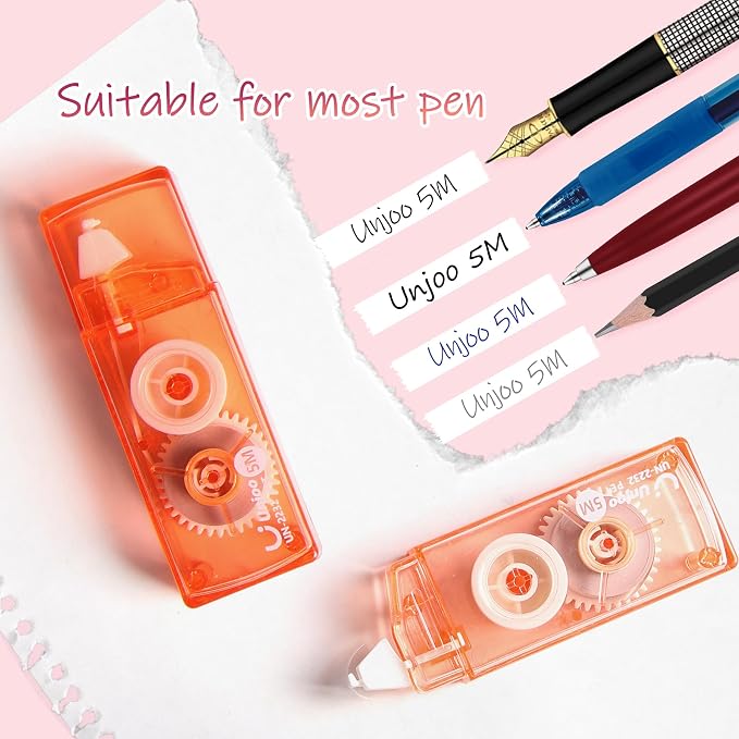 Unjoo Mini White Correction Tape Set | Aesthetic Cute Correction Tape, - Image 5