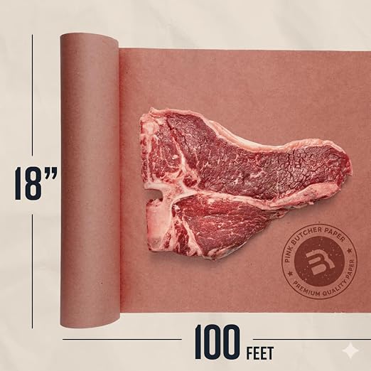 Bryco Goods Pink Butcher Paper Roll - Image 4