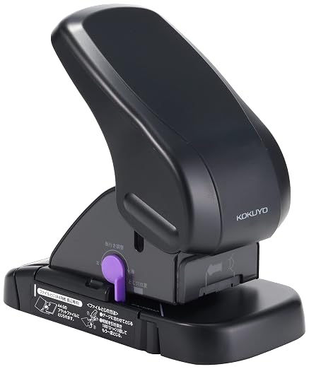 Kokuyo Harinacs Stapleless Stapler, Large Desktop Staple Free Stapler, 12 Sheet - Image 8