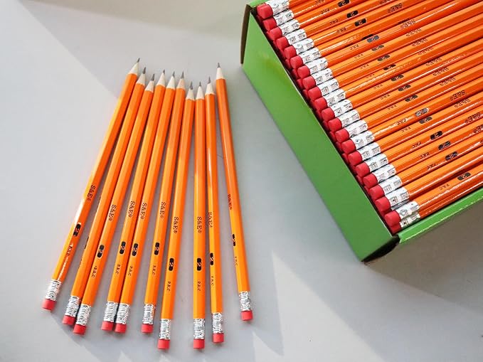 S & E TEACHER'S EDITION #2 Pencils, Pre-sharpened HB Lead Bulk Box – 200 Pack - Image 6