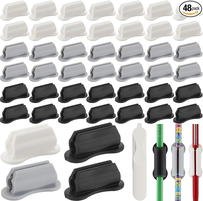Sherr 48 Pack Adhesive Pencil Holders by Sherr