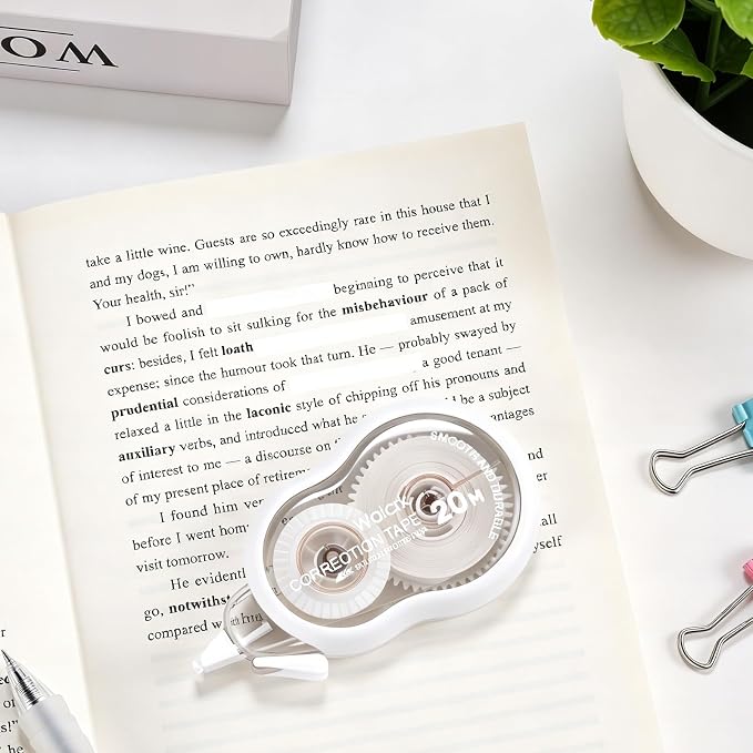 Correction Tape with Dispenser, Tear-Resistant, Easy-to-Use Applicator - Image 7