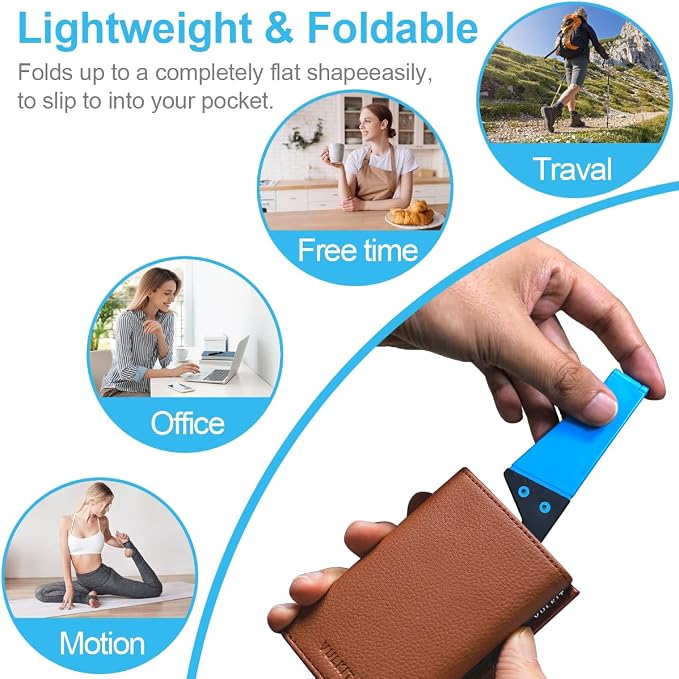 4 Pack Cell Phone Stand, Foldable Phone Holder - Image 6