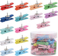 50Pcs Wooden Clips Push Pins Tacks by acDesign