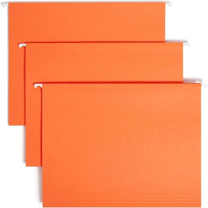Smead Standard Hanging File Folders, 1/5-Cut Adjustable Tabs, Letter Size by SMEAD