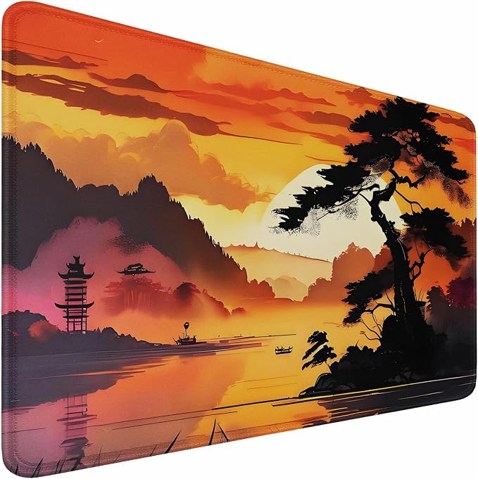 Mouse Pad Gaming, 31.5x15.7 inch Large Extended Computer Keyboard Mouse Mat by Naukay