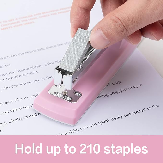 Deli Stapler, Desktop Stapler, 2 Pack, Office Staplers, 25 Sheet Capacity - Image 4