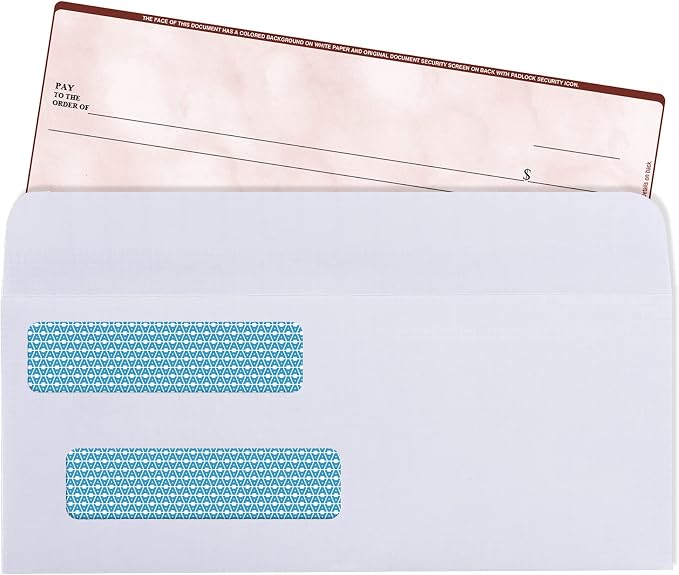 Aimoh #8 Double Window Flip & Seal Security Envelopes - Image 6