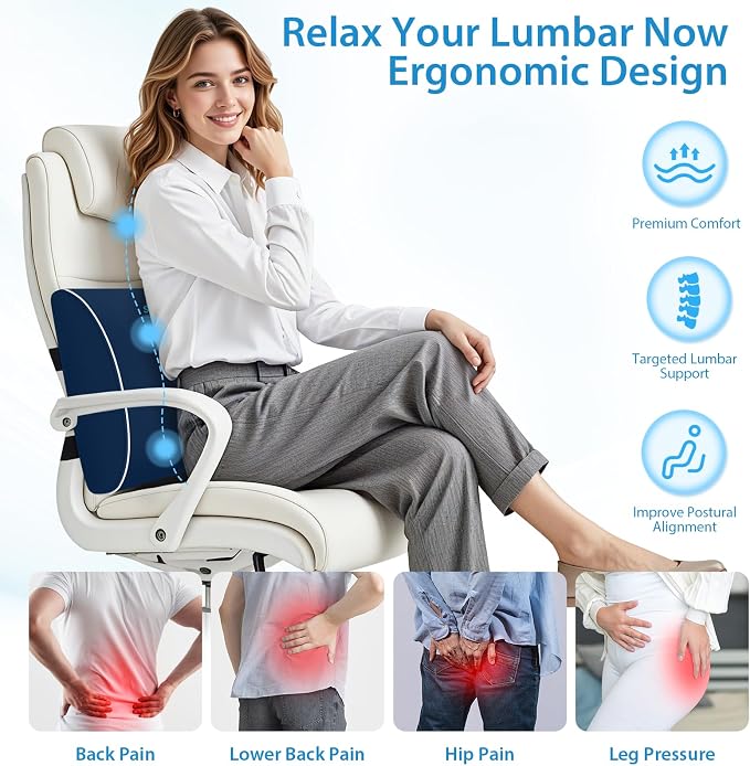 SweetSlubr Large Lumbar Support Pillow - Image 2