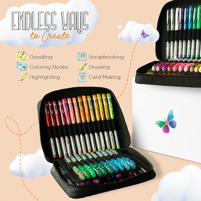 ColorIt Gel Pens Set for Coloring – 192 Pack - Image 8