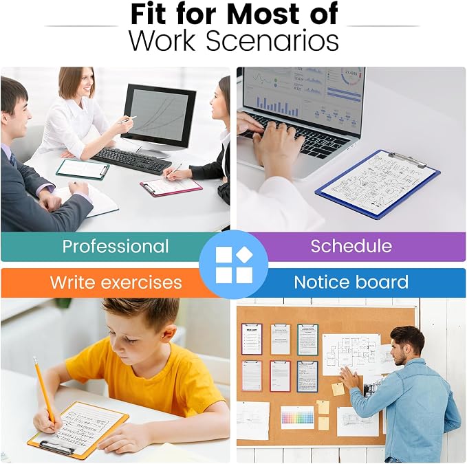 Plastic A5 Clipboards, Size 6" x 9" - Image 7