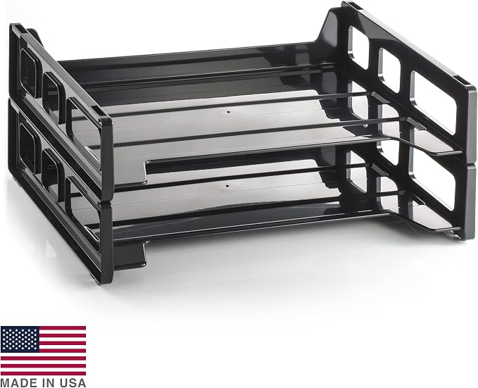 Officemate 26054 Recycled Desk Tray, Side Load, 9 x 16 1/4 x 5 - Image 2