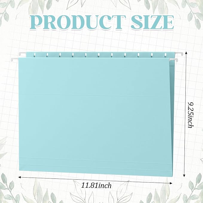 12 Pack Decorative Hanging File Folders, Letter Size - Image 4