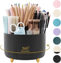 SKYDUE 360 Degree Rotating Desk Organizer, Dual-Purpose Pencil Pen Holder by SKYDUE