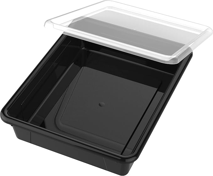 Storex Letter Size Flat Storage Tray – Organizer Bin - Image 3