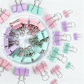 Binder Clips Assorted Sizes, Durable Metal Binder Clips by CREECHWA