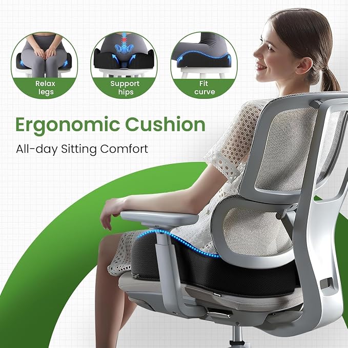 A-Pce Seat Cushion-Large Memory Foam Cushion - Image 6