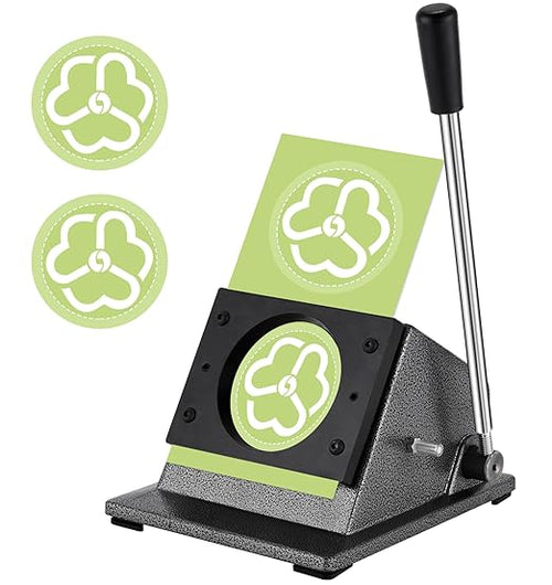 1" Button Paper Cutter Graphic Punch Die Cutter by Saladulce