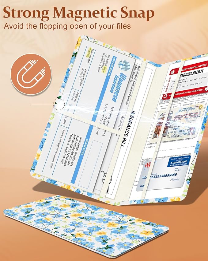 Slohif Car Registration and Insurance Holder - Image 4