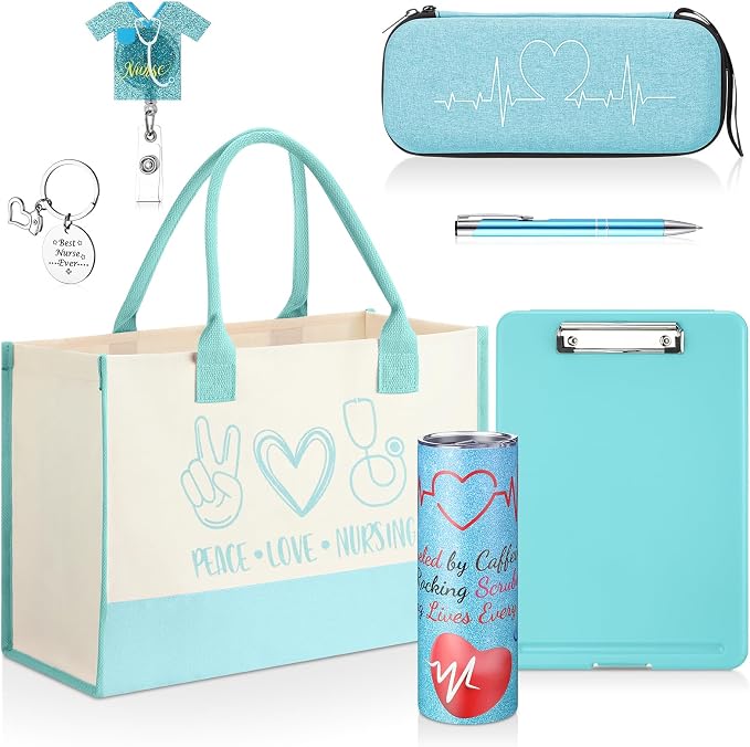 Sieral 7 Pcs Graduation Gifts for Women Nurse Appreciation Gifts Set Canvas by Sieral