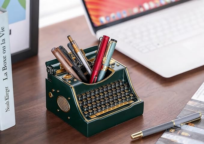 Retro Typewriter Pen Holder Desk Organizers - Image 8