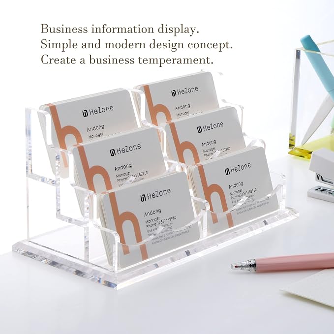 HeZone Business Cards Holder Display - Image 2