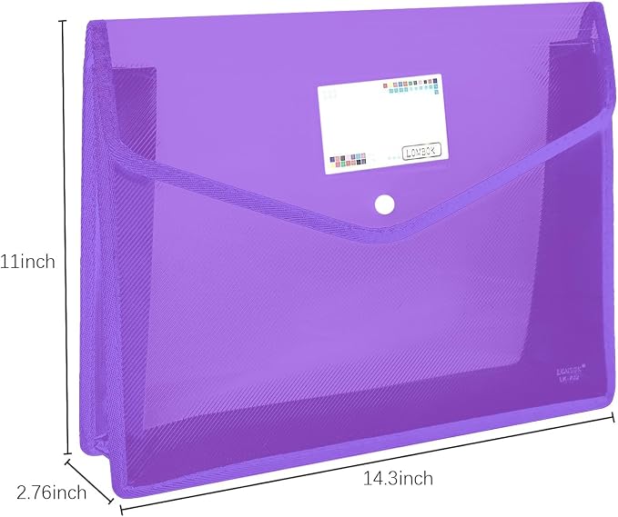 YoeeJob Plastic File Folders Legal Size Expandable Document Folder - Image 4