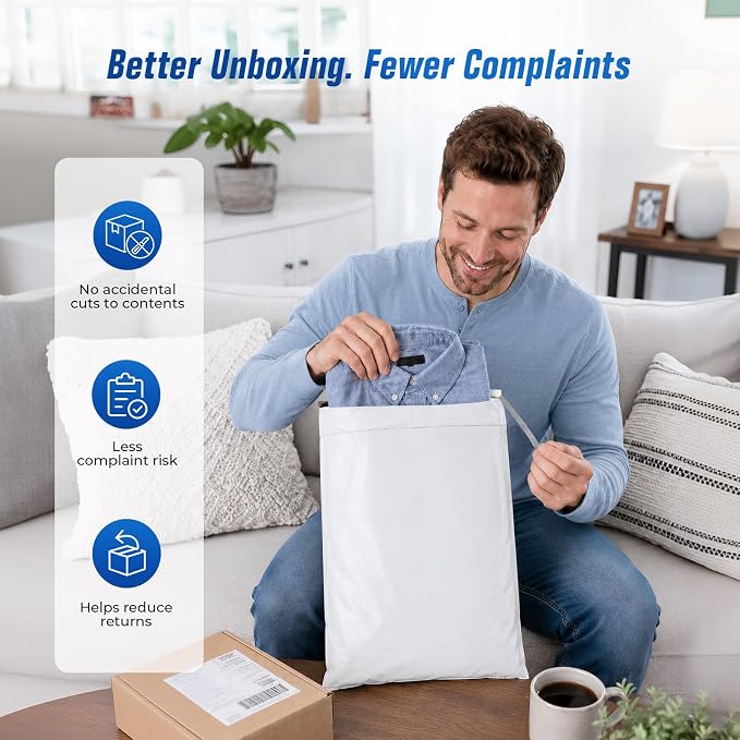 Fuxury Poly Mailers 12x15.5 50PC Shipping Bags - Image 8