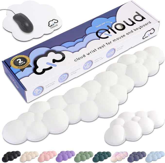 Cloud Keyboard Wrist Rest – Create-ables Qloud Cloud Wrist Rest by Create-ables