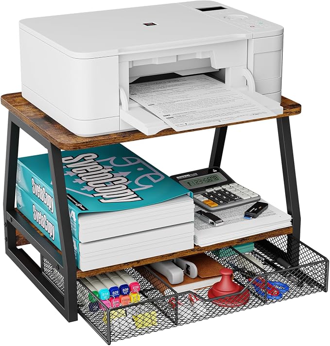 Printer Stand with Storage by Unknown