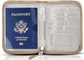 Passport Holder for Travel Essentials, RFID Blocking Protector Passport Wallets by Unknown